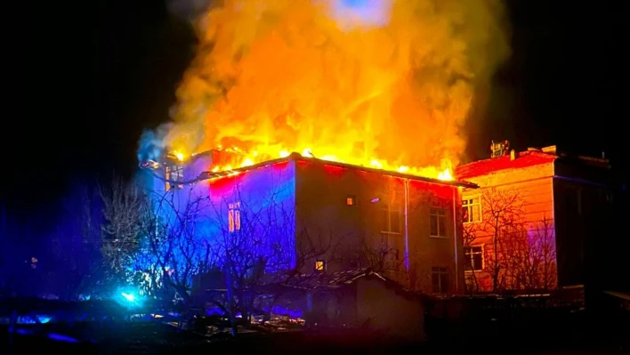 Osmancık'ta korkutan yangın