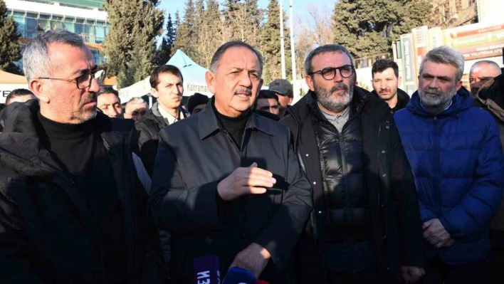 Özhaseki: 'Kahramanmaraş'ta 105 belediye çalışıyor'