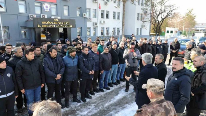 Polisler deprem afet bölgesine uğurlandı