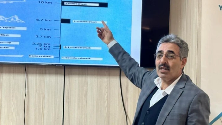 Prof. Dr. Yalçın: 'Radyasyonla kuşatılmışız'