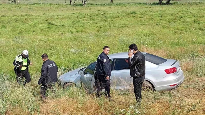 Sağanak yağmur trafik kazasına neden oldu