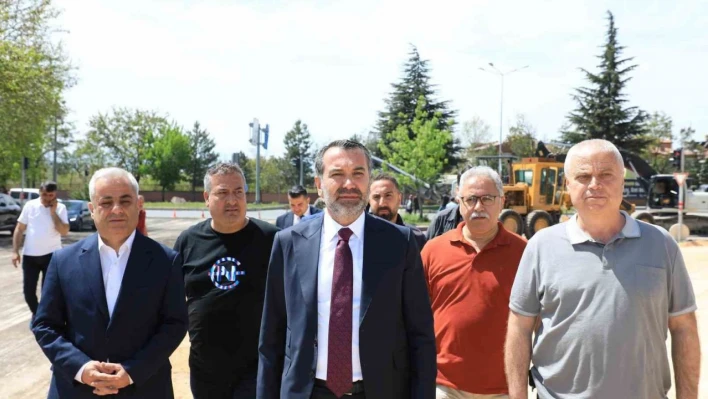 Saha incelemelerini sürdüren Başkan Şahin Şerifoğulları'ndan yoğun tempo