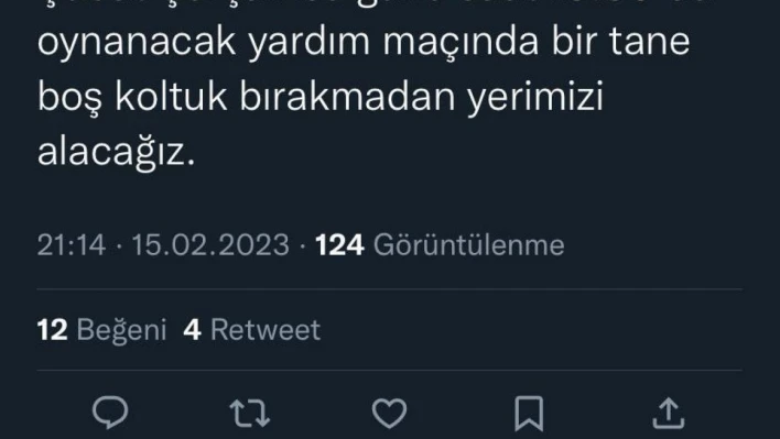 Sakaryaspor Kulübü Başkanı Cumhur Genç: 'Acımız ortak'