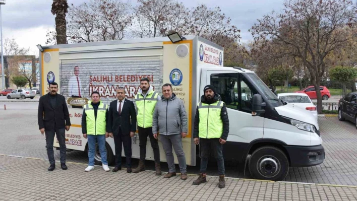 Salihli Belediyesi deprem bölgesine mobil ikram aracı gönderdi