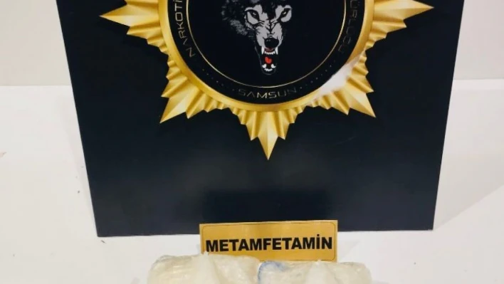 Samsun'da 484 gram metamfetamin ele geçirildi