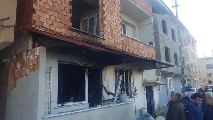 Samsun'da sızıntı yapan tüp patladı