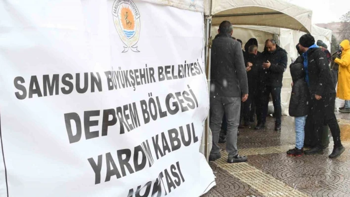 Samsunlular yardıma koştu