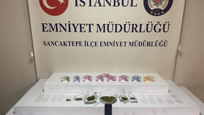 Sancaktepe'de uyuşturucu madde ticareti yapan şahıs tutuklandı