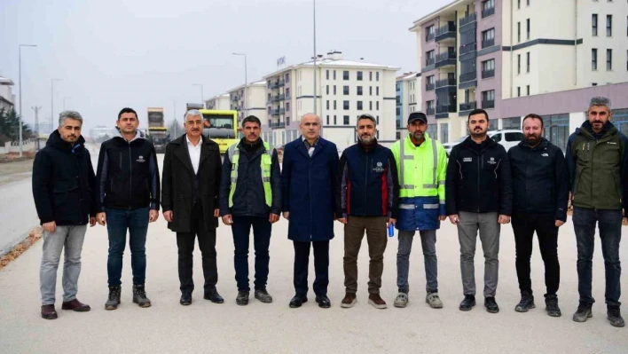 Saray Bosna caddesinde çalışmalar sürüyor