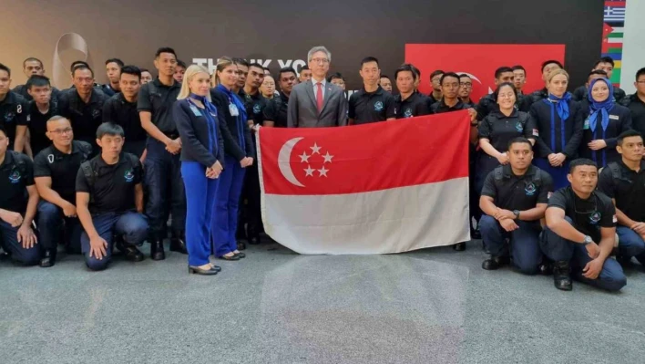Singapur arama kurtarma ekibi ülkesine döndü