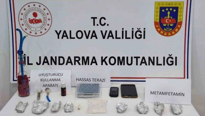 Takside 55 gram uyuşturucuyla yakalandı
