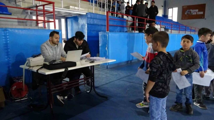 Tatvan'da sportif yetenek taraması yapıldı
