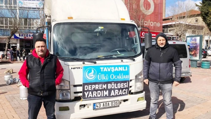 Tavşanlı'da yardım faaliyetleri aralıksız devam ediyor