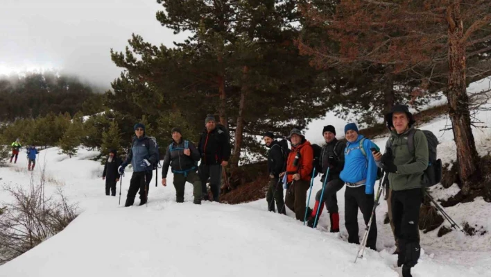 Trekkingçiler bir günde iki mevsim yaşadılar