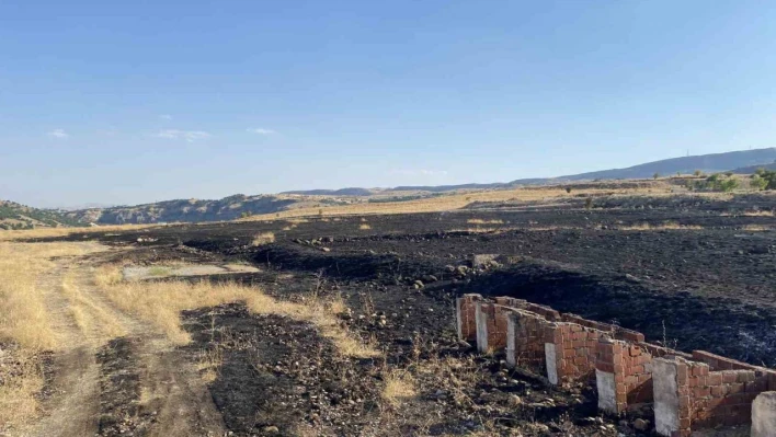 Tunceli'de arazi yangını