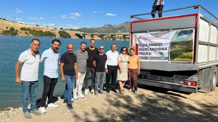 Tunceli'de baraj gölü ve gölete bir buçuk milyon sazan bırakıldı