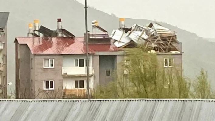 Tunceli'de fırtına nedeniyle hasar tespitine başlandı