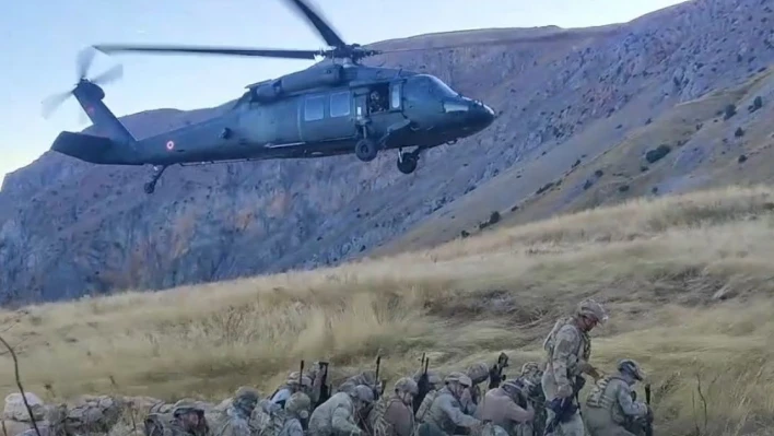 Tunceli'de jandarmadan operasyon: 13 mağara ve 17 sığınakta malzemeler ele geçirildi