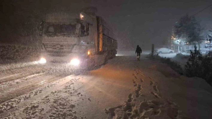 Tunceli'de kar yağışı