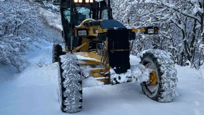 Tunceli'de, karla mücadele çalışmaları sürüyor