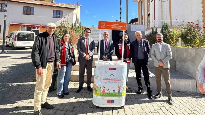 Tunceli'de, korucuyu aile tanıtımı farkındalık stantları açıldı