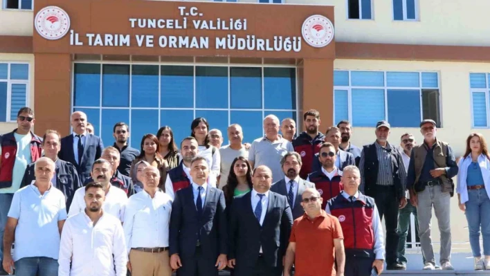 Tunceli'de, tarımsal üretim planlama bilgilendirme toplantısı