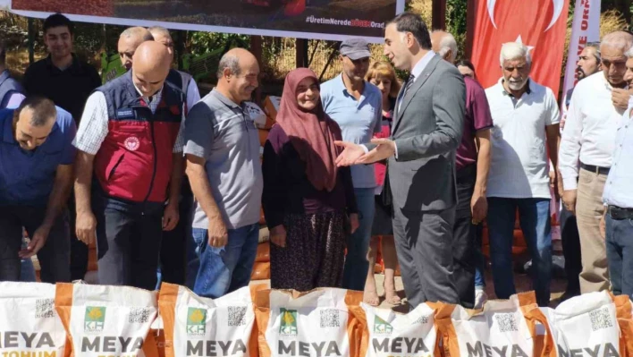 Tunceli'de üreticilere mercimek tohumu dağıtıldı