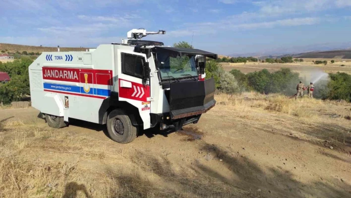 Tunceli'deki yangında 11 hektarlık alan zarar gördü