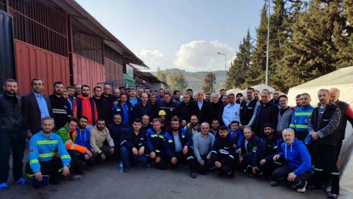 Türk-İş Genel Başkanı Ergün Atalay Hatay'da temaslarda bulundu