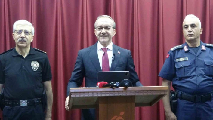 Valisi Seddar Yavuz: 'Asayiş suçlarında önemli düşüş var'