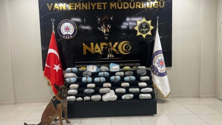 Van'da 31 kilo 770 gram uyuşturucu ele geçildi