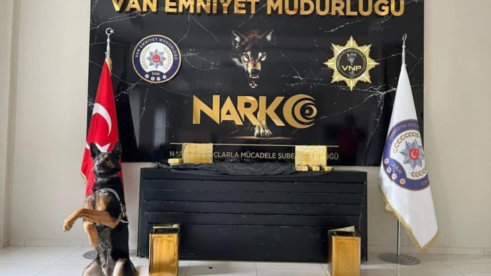 Van'da 56 kilo uyuşturucu ele geçirildi