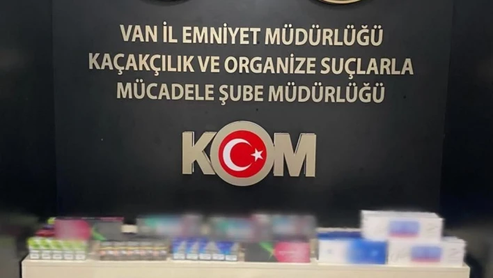 Van'Da gümrük kaçağı malzemeler ele geçirildi