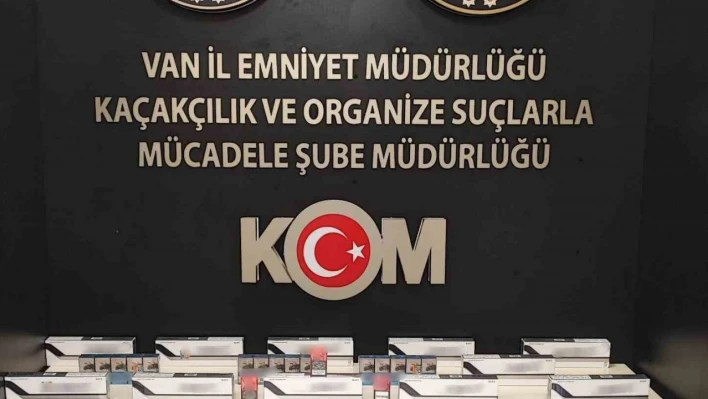 Van'da gümrük kaçağı malzemeler ele geçirildi