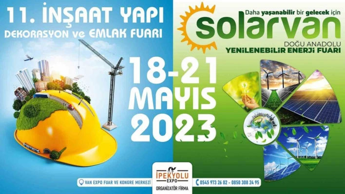 Van'da inşaat ve enerji fuarı hazırlıklarını tamamladı