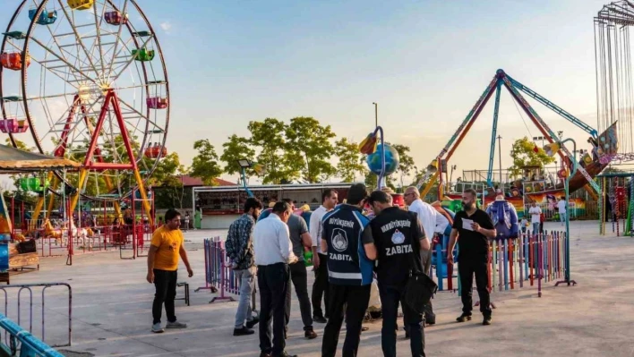 Van'daki lunaparklar denetlendi