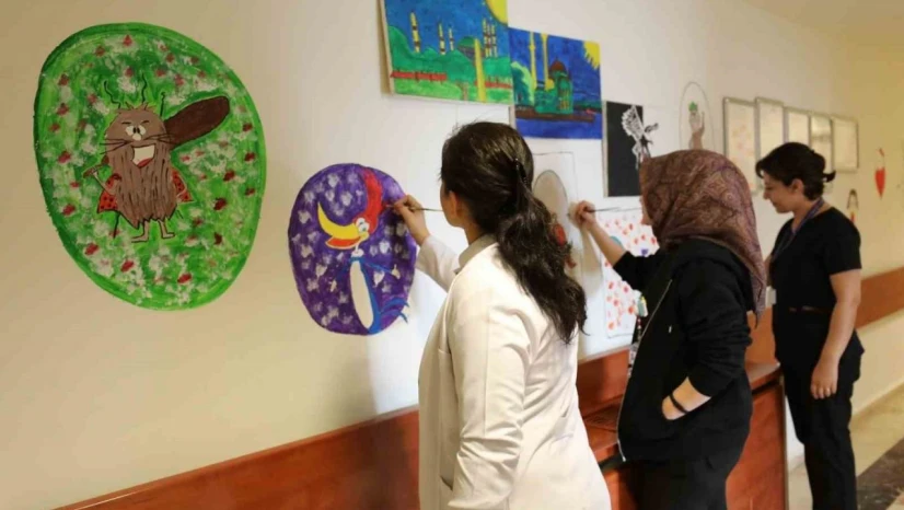 Elazığ'da çocuk endoskopi bölümü daha renkli ve çocuk dostu hale getirildi