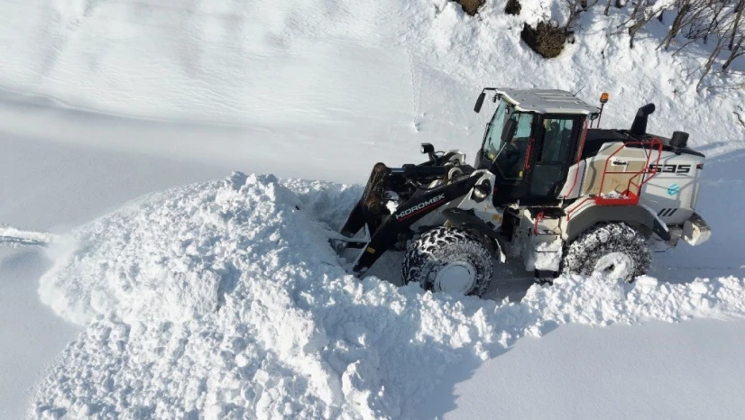 İl Özel İdaresi'nden Pülümür-Kocatepe yolunda yoğun mesai