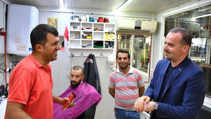 MAGİNDER Başkanı Karademir Kanalboyu esnafı ile bir araya geldi