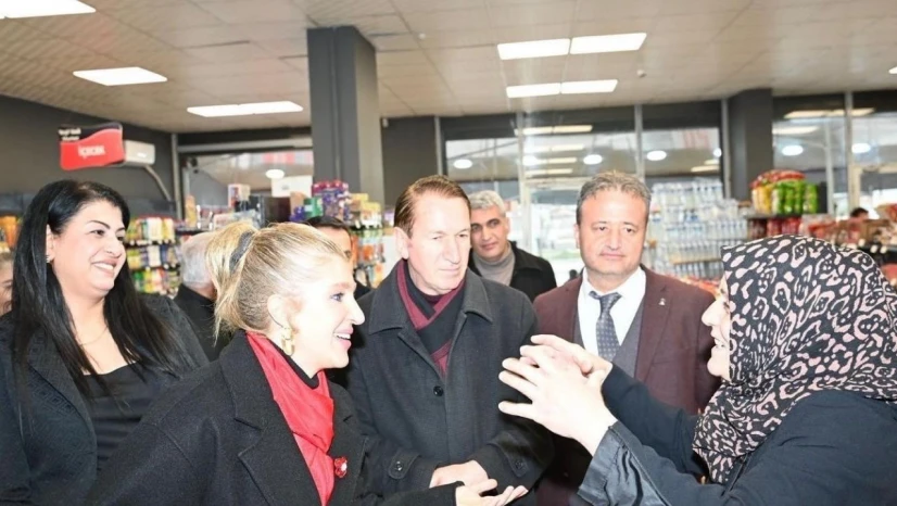 Milletvekili Ölmeztoprak'tan 'KOP Boykot Market'e ziyaret