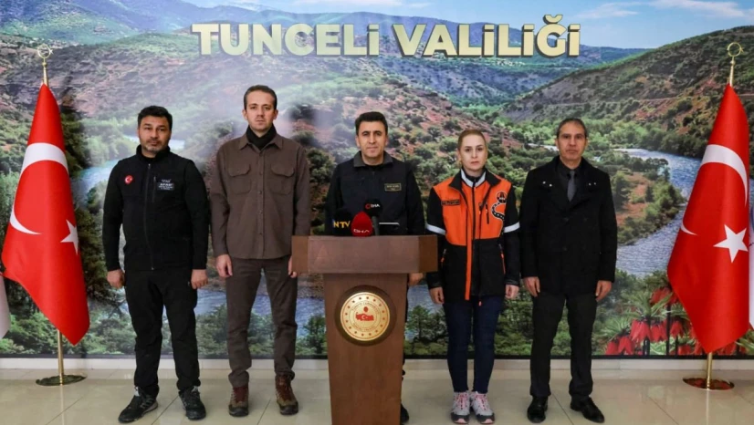Tunceli'de 65 yılın yağış rekoru kırıldı