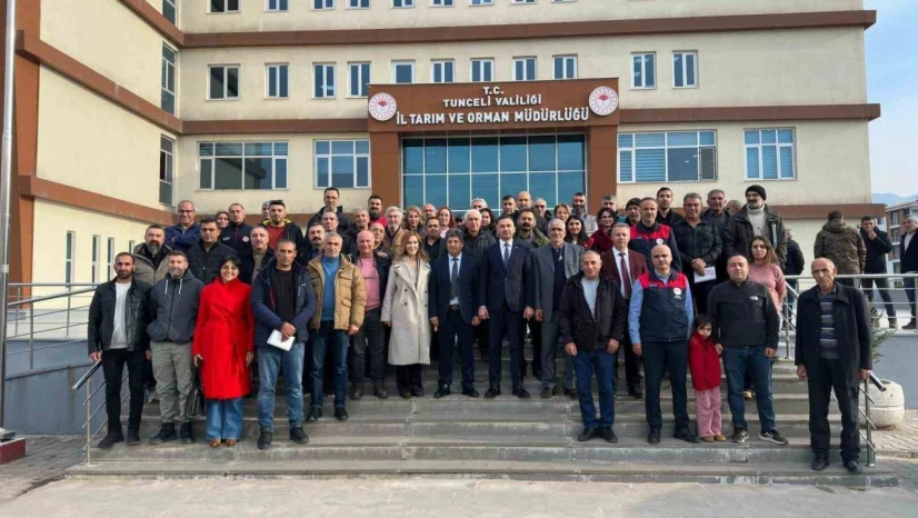 Tunceli'de arıcılara yönelik bakım ve hastalıklarla mücadele eğitimi