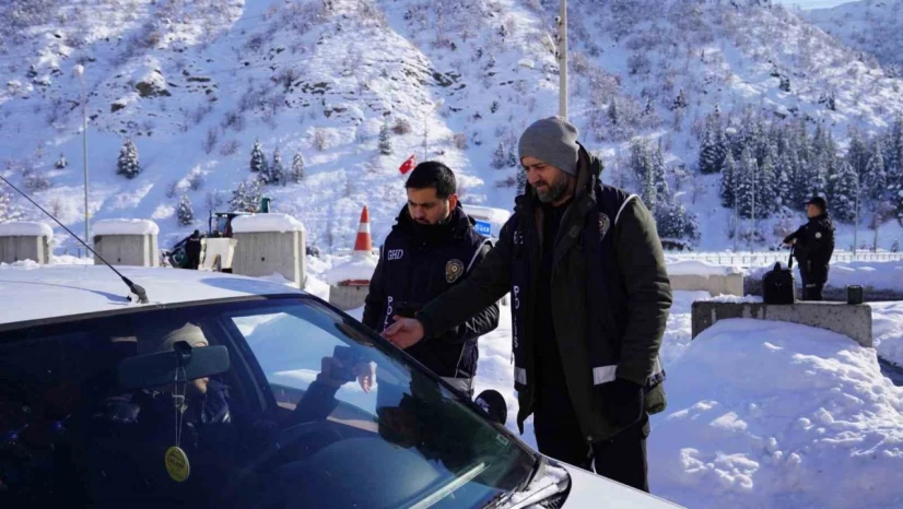 Tunceli'de düzensiz göçle mücadelede huzur uygulaması yapıldı