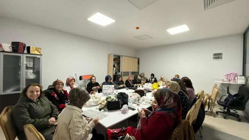 Yeşilyurt Belediyesi 'El Sanatları Kursları' kış günlerinin vazgeçilmezi oldu