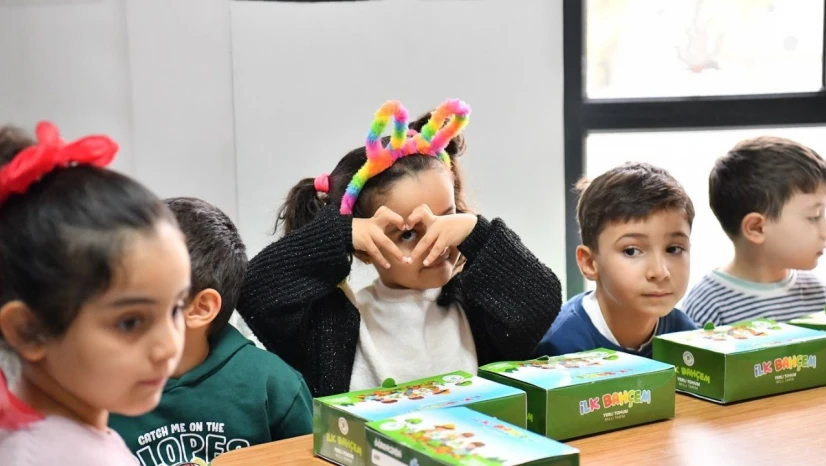 Yeşilyurt'ta çocuklar tarım sevgisi ile büyüyor