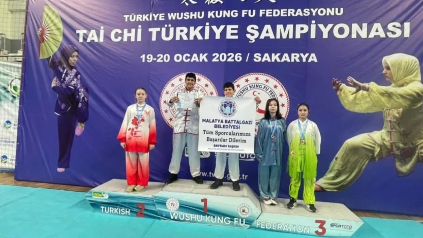 Battalgazi Belediyesi sporcularından Türkiye Şampiyonası'nda 5 madalya