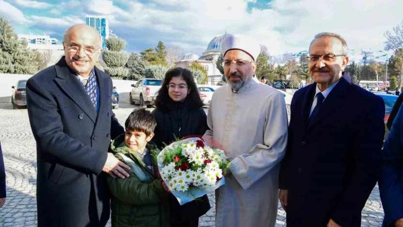 Diyanet İşleri Başkanından Başkan Er'e cami teşekkürü