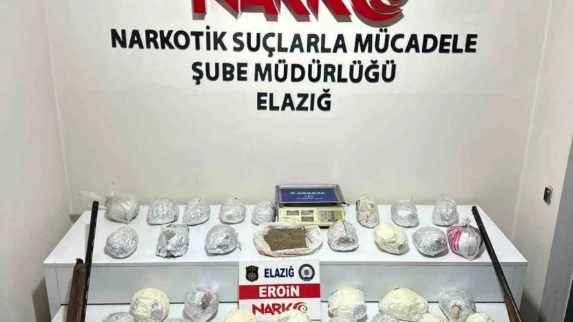 Elazığ'daki uyuşturucu operasyonunda 4 tutuklama