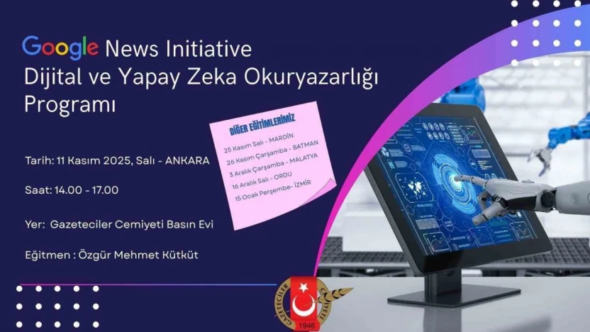 Google, Malatya'da yapay zeka eğitimi verecek