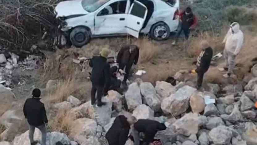 Malatya'da otomobil köprüden uçtu: 1 ölü, 2 yaralı